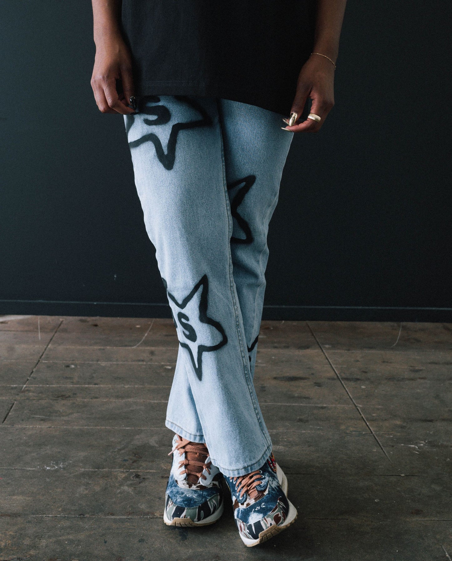 SLATE STAR JEANS BLACK