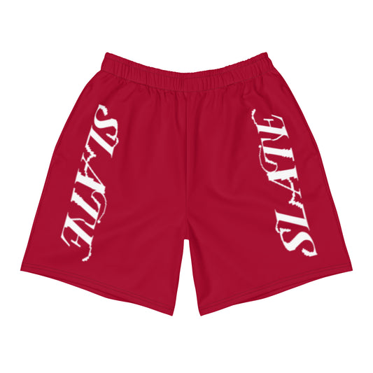 SLATE LOGO SHORTS RED/WHITE