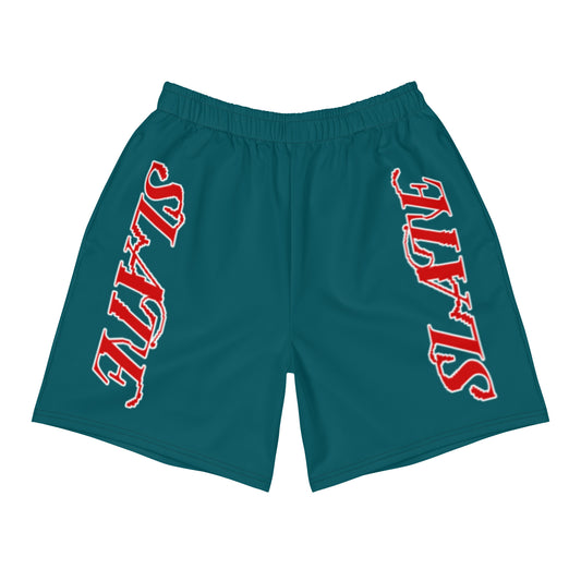 SLATE LOGO SHORTS GREEN/RED