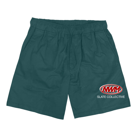 No Wasted Motion Shorts Green/Red